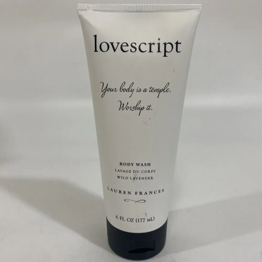 Lovescript By Lauren Frances Body Wash‎ Wild Lavender  6 oz New Sealed Ret $28